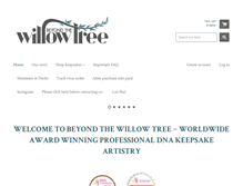 Tablet Screenshot of beyondthewillowtree.com